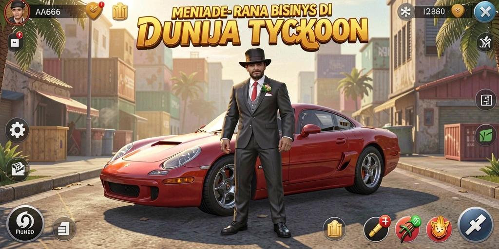 Tampilan screenshot game AA666 dengan gameplay Tycoon yang menarik.