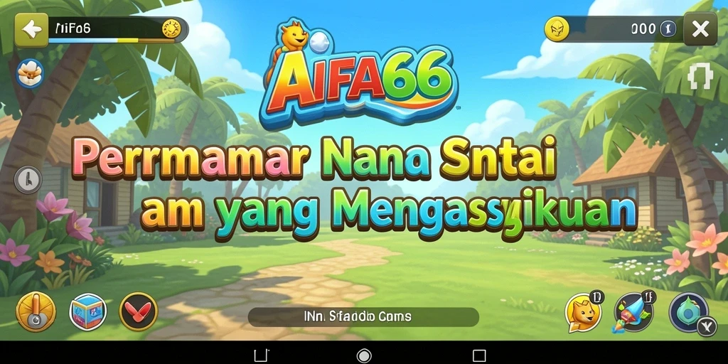 Tangkapan layar AIFA66 menampilkan gameplay santai dan interaktif.