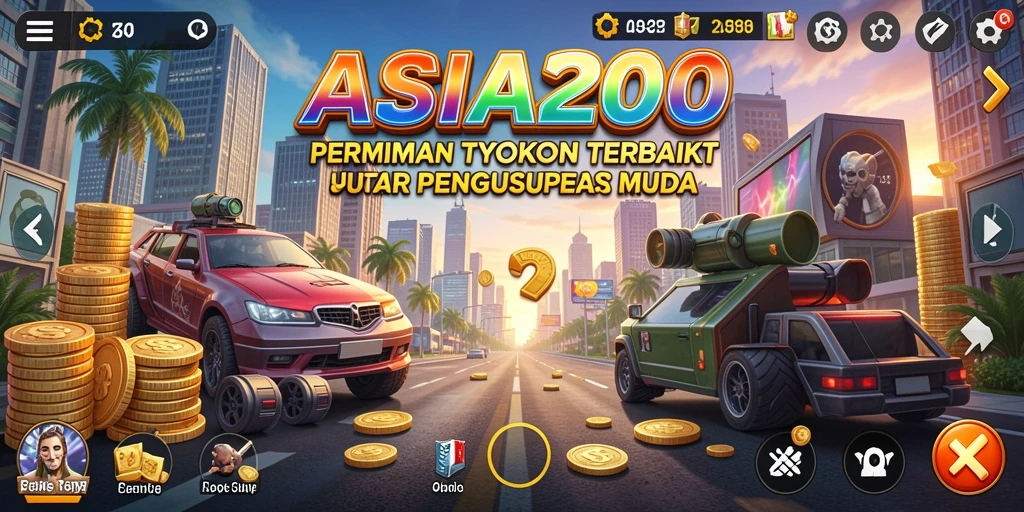 Tampilan gameplay ASIA200 yang menakjubkan dan mendebarkan.