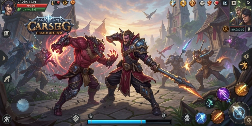 Tampilan gameplay <strong>CADAS138</strong> menampilkan pertempuran seru dengan efek visual yang memukau.