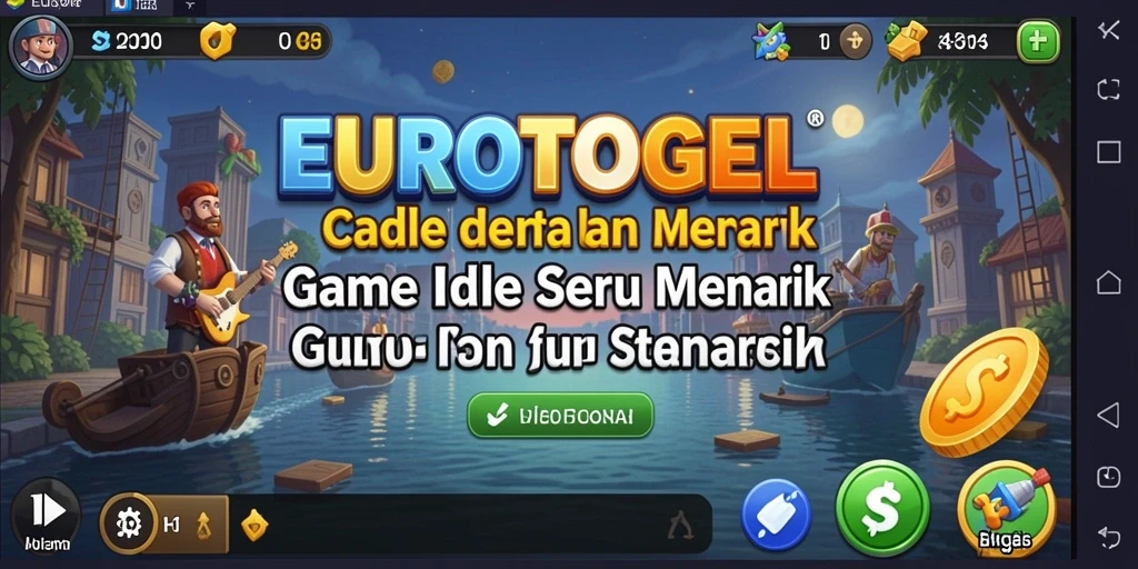 Tampilan gameplay utama EUROTOGEL yang menarik dan interaktif.
