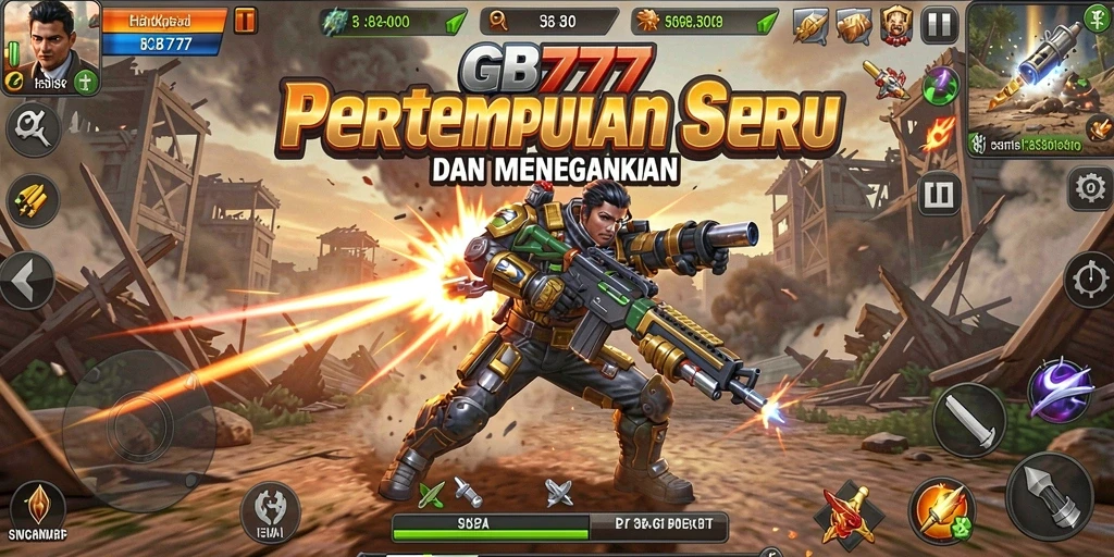 Tangkapan layar GB777 menampilkan aksi pertempuran yang penuh energi dan adrenalina.