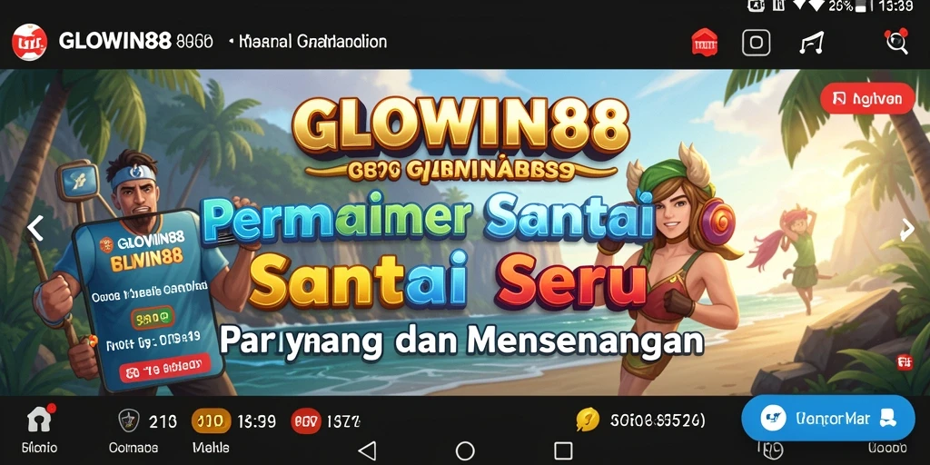 Tampilan gameplay GLOWIN88 yang seru dan mengasyikkan.