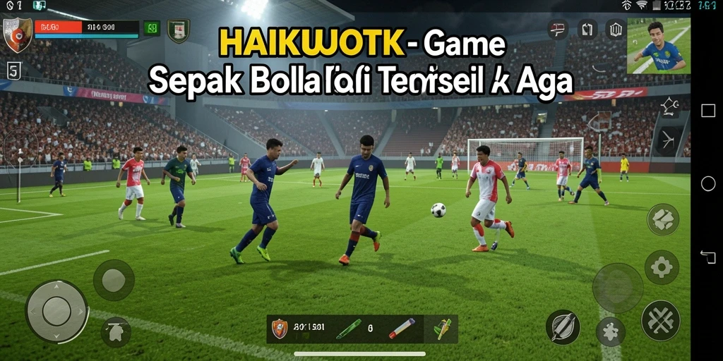 Tampilan gameplay HAIKUOTK yang seru dan menegangkan di lapangan.