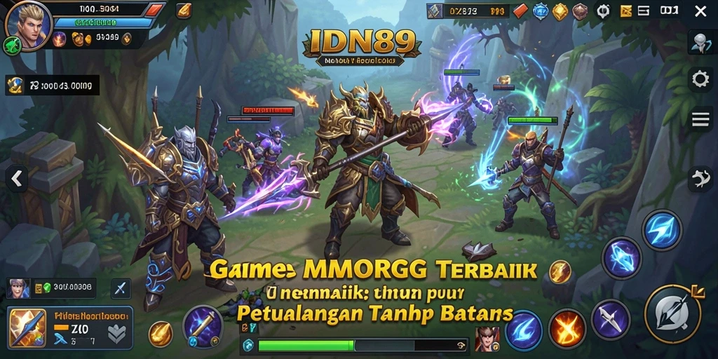 Tangkap aksi gameplay seru dalam dunia petualangan IDN89.