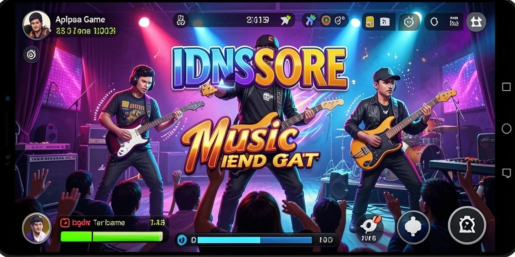 Tampilan gameplay IDNSCORE yang mendebarkan dan penuh energi.