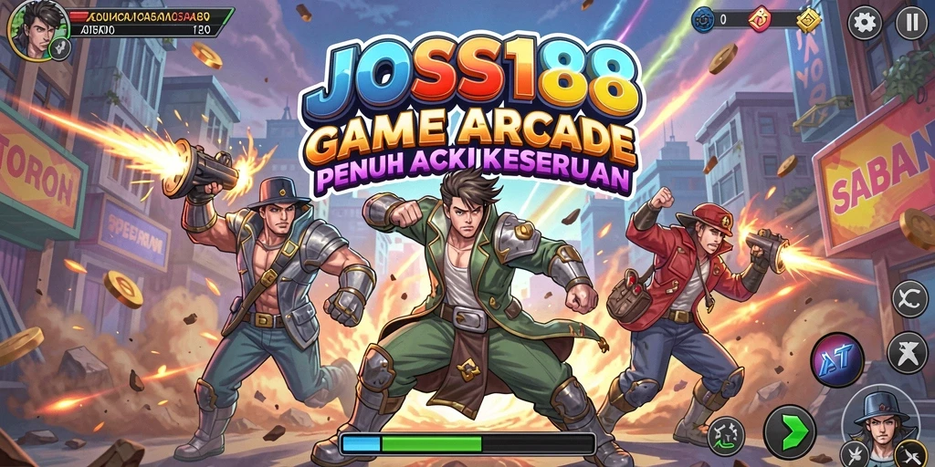 Screenshot menunjukkan gameplay dinamis dan seru JOSS188.