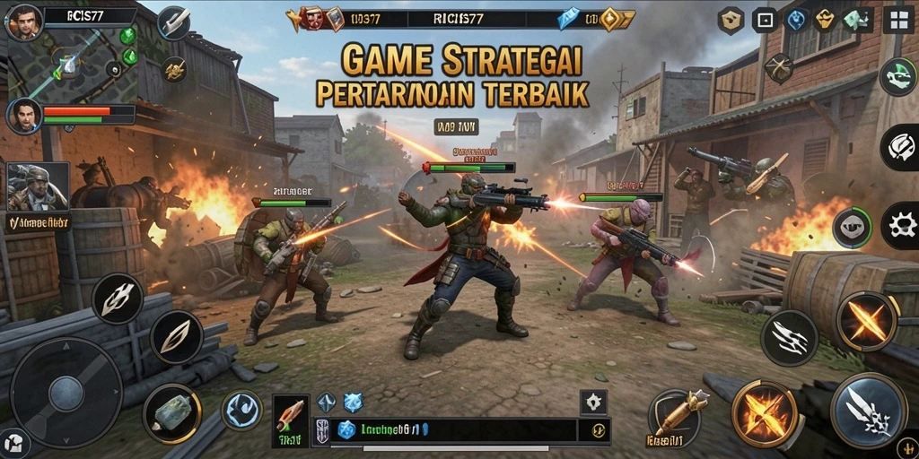 Tampilan memukau dari gameplay RICIS77 yang penuh strategi.