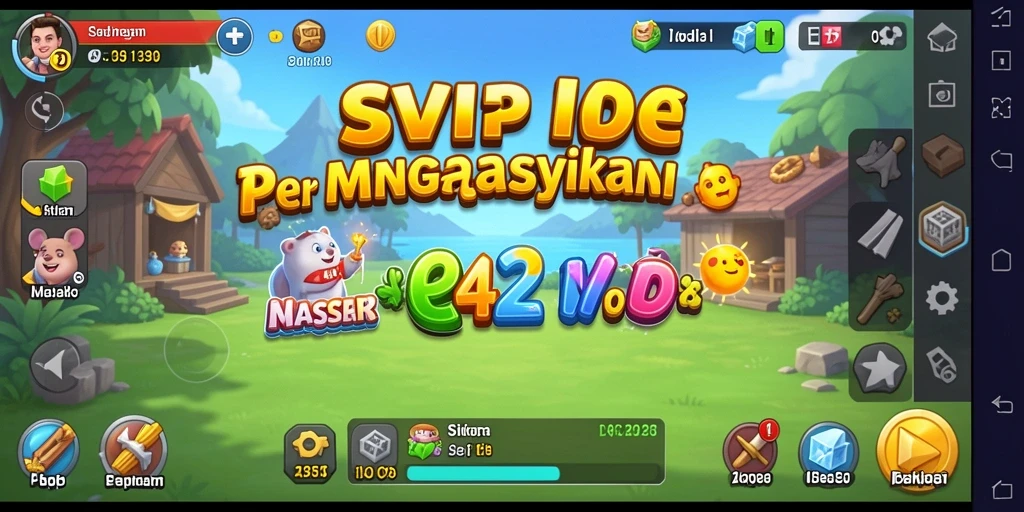 Tampilan gameplay <strong>SVIP2</strong> menunjukkan kemajuan karakter yang mengesankan.