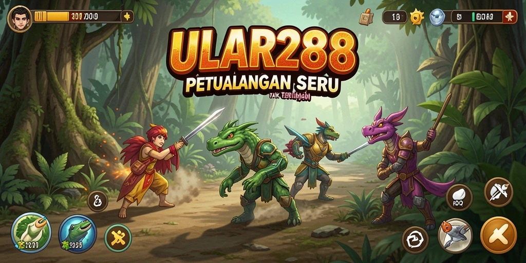 Tangkapan layar menunjukkan gameplay petualangan seru di ULAR288.